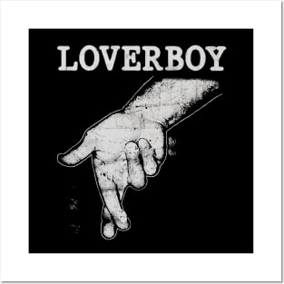 Loverboy Vintage Hand w Posters and Art